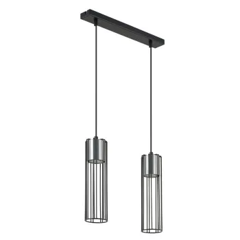 Sigma Fobia fekete-ezüst függesztett lámpa (SIG-33451) GU10 2 izzós IP20