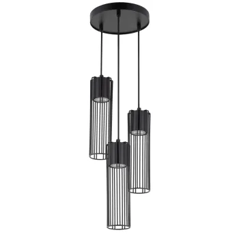 Sigma Fobia fekete függesztett lámpa (SIG-33456) GU10 3 izzós IP20