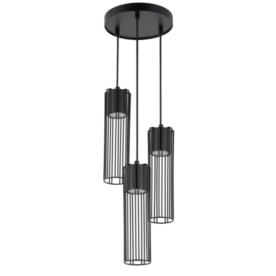 Sigma Fobia fekete függesztett lámpa (SIG-33456) GU10 3 izzós IP20