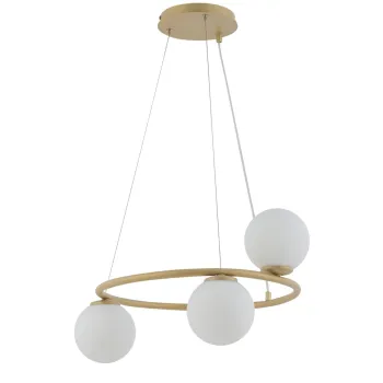 Sigma Gama Kolo arany-fehér függesztett lámpa (SIG-33380) G9 3 izzós IP20