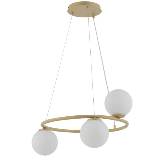 Sigma Gama Kolo arany-fehér függesztett lámpa (SIG-33380) G9 3 izzós IP20