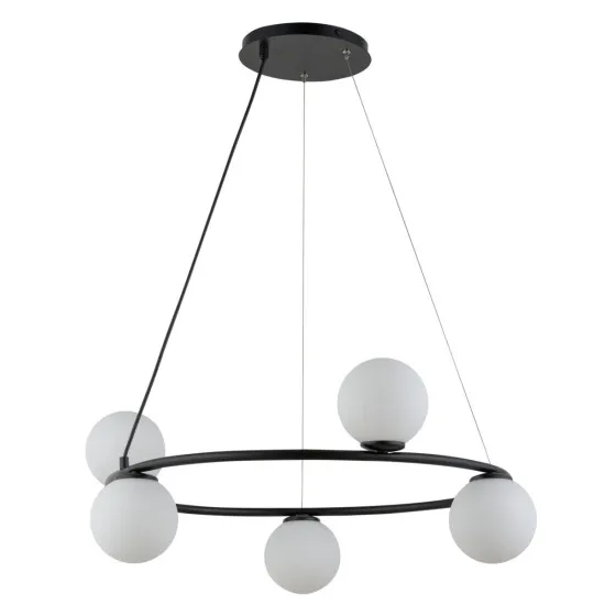 Sigma Gama Kolo fekete-fehér függesztett lámpa (SIG-33383) G9 5 izzós IP20