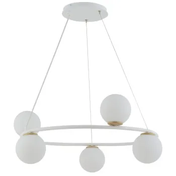 Sigma Gama Kolo fehér függesztett lámpa (SIG-33385) G9 5 izzós IP20