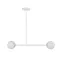 Sigma Gama fehér függesztett lámpa (SIG-33193) G9 2 izzós IP20
