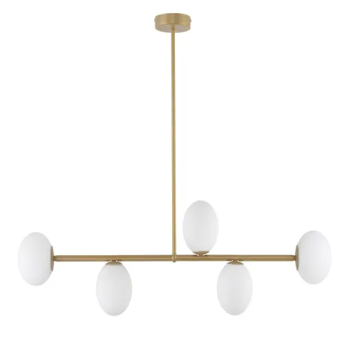 Sigma Gama arany-fehér függesztett lámpa (SIG-33334) G9 5 izzós IP20