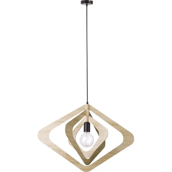 Sigma Glam barna-fekete függesztett lámpa (SIG-31279) E27 1 izzós IP20
