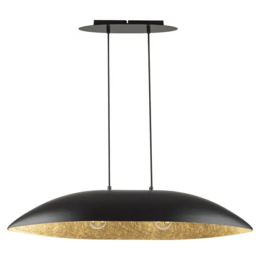 Sigma Gondola fekete-arany függesztett lámpa (SIG-40633) E27 2 izzós IP20