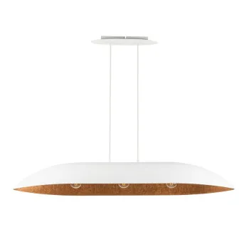 Sigma Gondola fehér-réz függesztett lámpa (SIG-40638) E27 3 izzós IP20