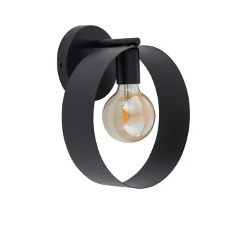 Sigma Happy fekete fali lámpa (SIG-32304) E27 1 izzós IP20