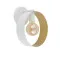 Sigma Happy fehér-arany fali lámpa (SIG-32307) E27 1 izzós IP20