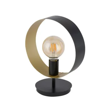 Sigma Happy fekete-arany asztali lámpa (SIG-50278) E27 1 izzós IP20