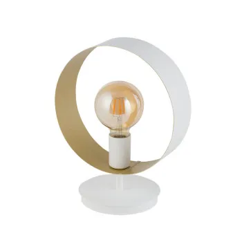 Sigma Happy fehér-arany asztali lámpa (SIG-50282) E27 1 izzós IP20