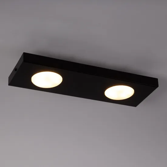 Sigma Hero fekete-fehér mennyezeti lámpa (SIG-40920) GX53 2 izzós IP20