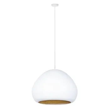 Sigma Lava fehér-arany függesztett lámpa (SIG-41076) E27 1 izzós IP20