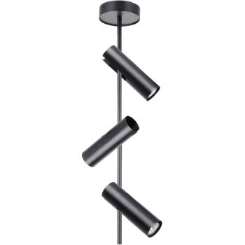 Sigma Leda fekete mennyezeti lámpa (SIG-33101) GU10 3 izzós IP20