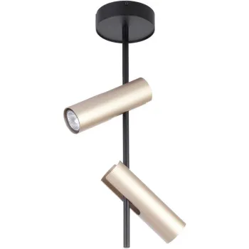 Sigma Leda fekete-arany mennyezeti lámpa (SIG-33109) GU10 2 izzós IP20