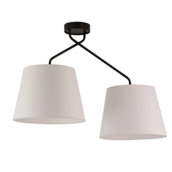 Sigma Lizbona fehér mennyezeti lámpa (SIG-32117) E27 2 izzós IP20