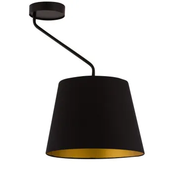 Sigma Lizbona fekete-arany mennyezeti lámpa (SIG-32119) E27 1 izzós IP20