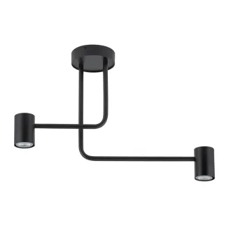 Sigma Luis fekete mennyezeti lámpa (SIG-33418) GU10 2 izzós IP20