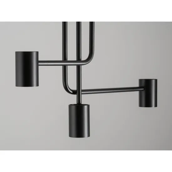 Sigma Luis fekete mennyezeti lámpa (SIG-33420) GU10 3 izzós IP20
