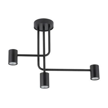 Sigma Luis fekete mennyezeti lámpa (SIG-33420) GU10 3 izzós IP20