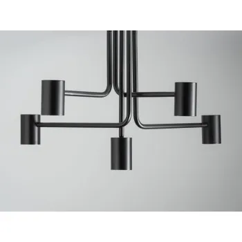 Sigma Luis fekete mennyezeti lámpa (SIG-33422) GU10 5 izzós IP20