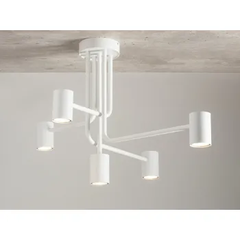 Sigma Luis fehér mennyezeti lámpa (SIG-33423) GU10 5 izzós IP20