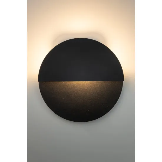 Sigma Luna fekete LED fali lámpa (SIG-40858) LED 1 izzós IP20