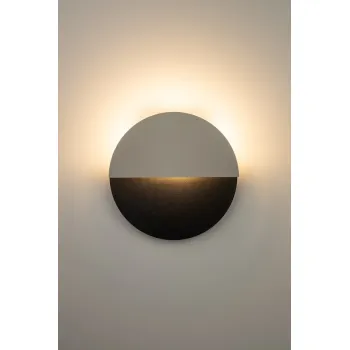 Sigma Luna fekete-bézs LED fali lámpa (SIG-40859) LED 1 izzós IP20