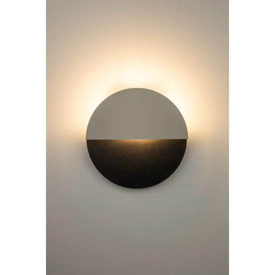 Sigma Luna fekete-bézs LED fali lámpa (SIG-40859) LED 1 izzós IP20