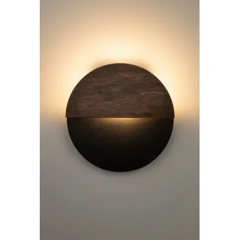 Sigma Luna barna-fekete LED fali lámpa (SIG-40860) LED 1 izzós IP20