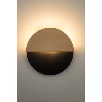 Sigma Luna barna-fekete LED fali lámpa (SIG-40861) LED 1 izzós IP20