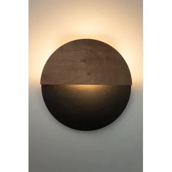 Sigma Luna barna-fekete LED fali lámpa (SIG-40864) LED 1 izzós IP20