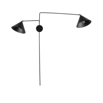 Sigma Magic fekete fali lámpa (SIG-40928) E27 2 izzós IP20