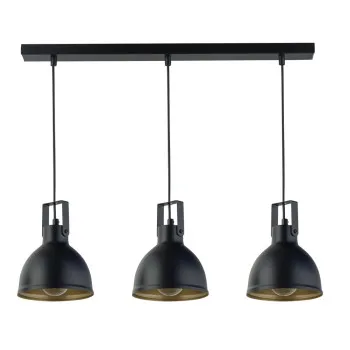 Sigma Mars fekete-arany függesztett lámpa (SIG-32262) E27 3 izzós IP20