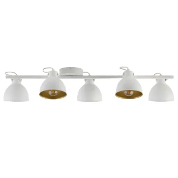 Sigma Mars fehér-arany mennyezeti lámpa (SIG-32275) E27 5 izzós IP20