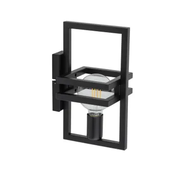 Sigma Merci fekete fali lámpa (SIG-32412) E27 1 izzós IP20