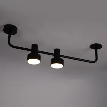 Sigma Mona fekete-fehér mennyezeti lámpa (SIG-40900) GX53 2 izzós IP20