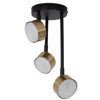 Sigma Nemo fekete-arany mennyezeti lámpa (SIG-41088) GX53 3 izzós IP20