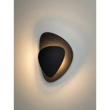 Sigma Pedra fekete LED fali lámpa (SIG-40866) LED 1 izzós IP20