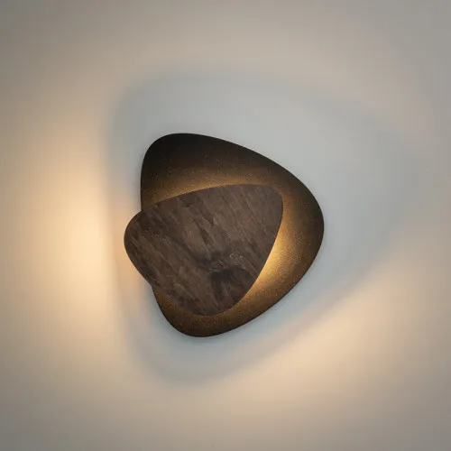 Sigma Pedra fekete-barna LED fali lámpa (SIG-40869) LED 1 izzós IP20