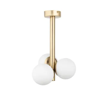 Sigma Perla Lux arany-fehér mennyezeti lámpa (SIG-40776) G9 3 izzós IP20