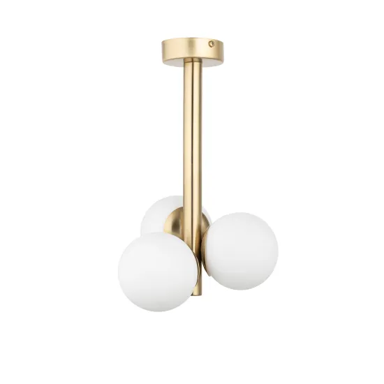 Sigma Perla Lux arany-fehér mennyezeti lámpa (SIG-40776) G9 3 izzós IP20