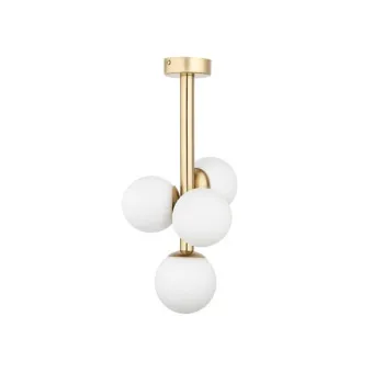 Sigma Perla Lux arany-fehér mennyezeti lámpa (SIG-40777) G9 4 izzós IP20