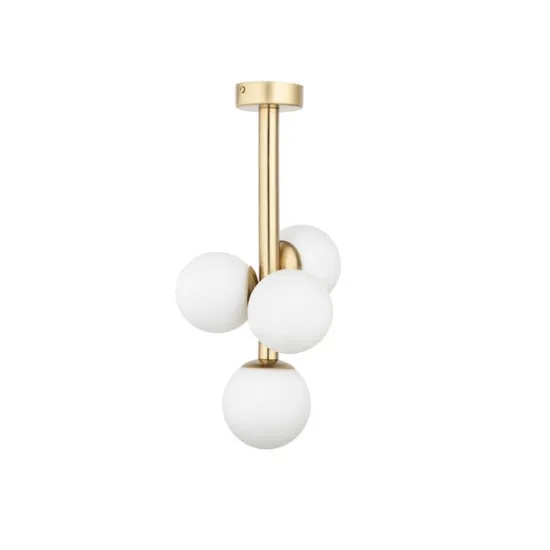 Sigma Perla Lux arany-fehér mennyezeti lámpa (SIG-40777) G9 4 izzós IP20