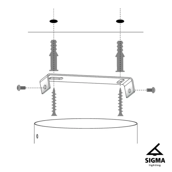 Sigma Perla fekete-fehér mennyezeti lámpa (SIG-33483) G9 1 izzós IP20