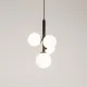 Sigma Perla fekete-fehér függesztett lámpa (SIG-33487) G9 4 izzós IP20