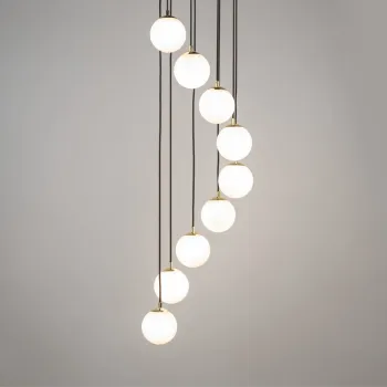 Sigma Piano fekete-fehér függesztett lámpa (SIG-33661) G9 9 izzós IP20