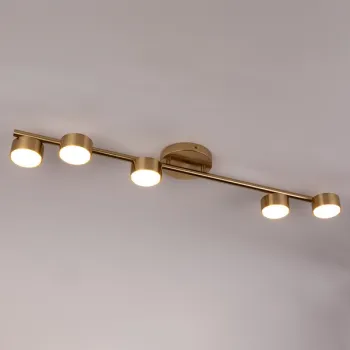 Sigma Punto arany-fehér mennyezeti lámpa (SIG-40827) GX53 5 izzós IP20