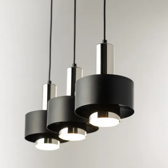 Sigma Rif Lux fekete-ezüst függesztett lámpa (SIG-40716) GX53 3 izzós IP20